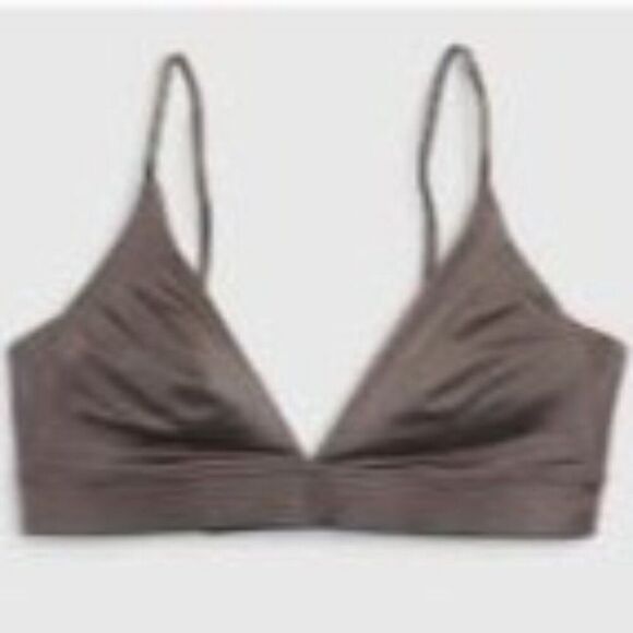 GAP Bralette Satin Triangle New Cashmere Shimmery Womens Large - Picture 5 of 12